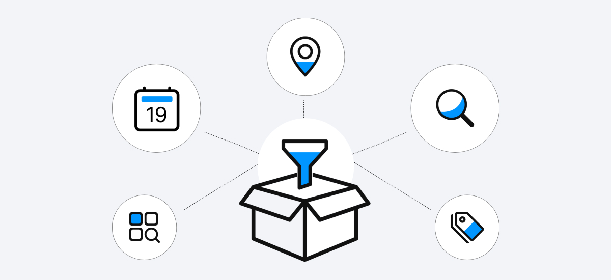 advanced search filter