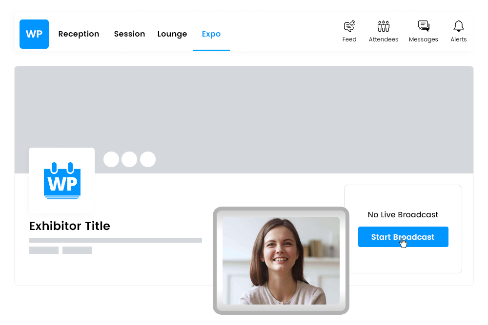 Broadcast Live Activities Booth