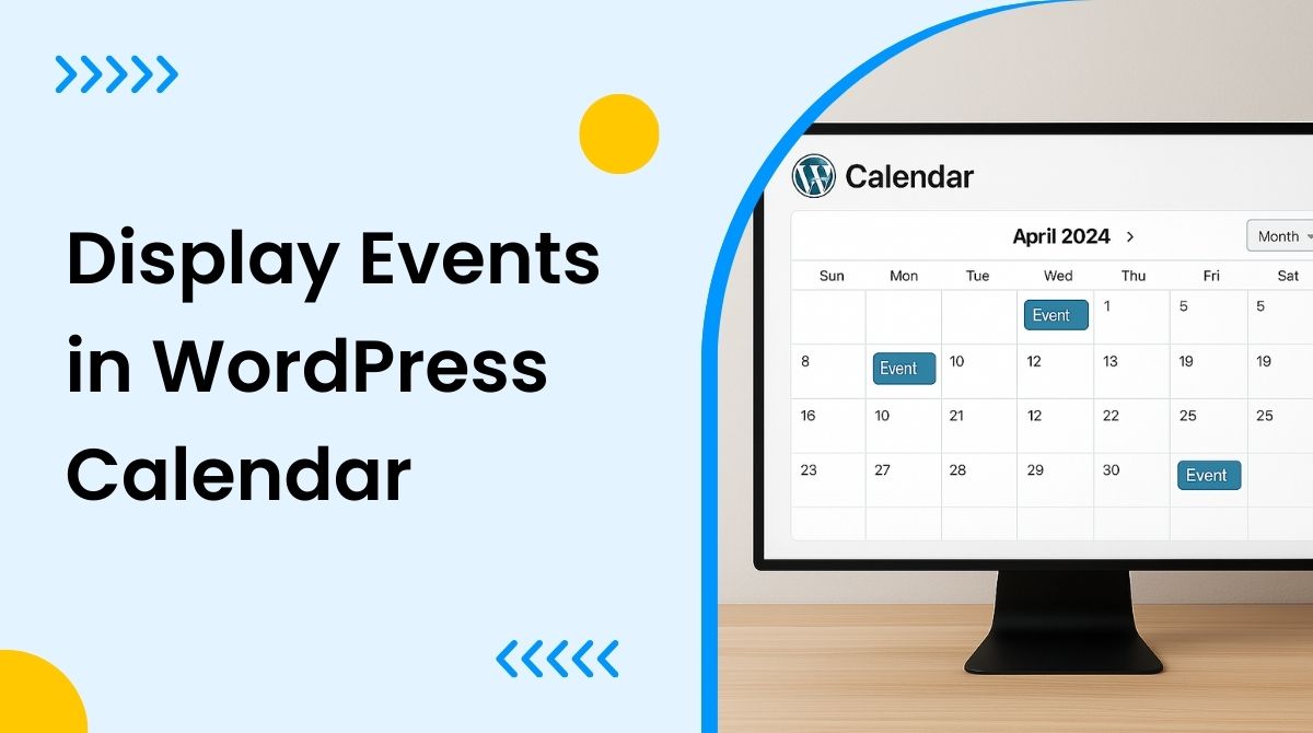 Display Events In Wordpress Calendar