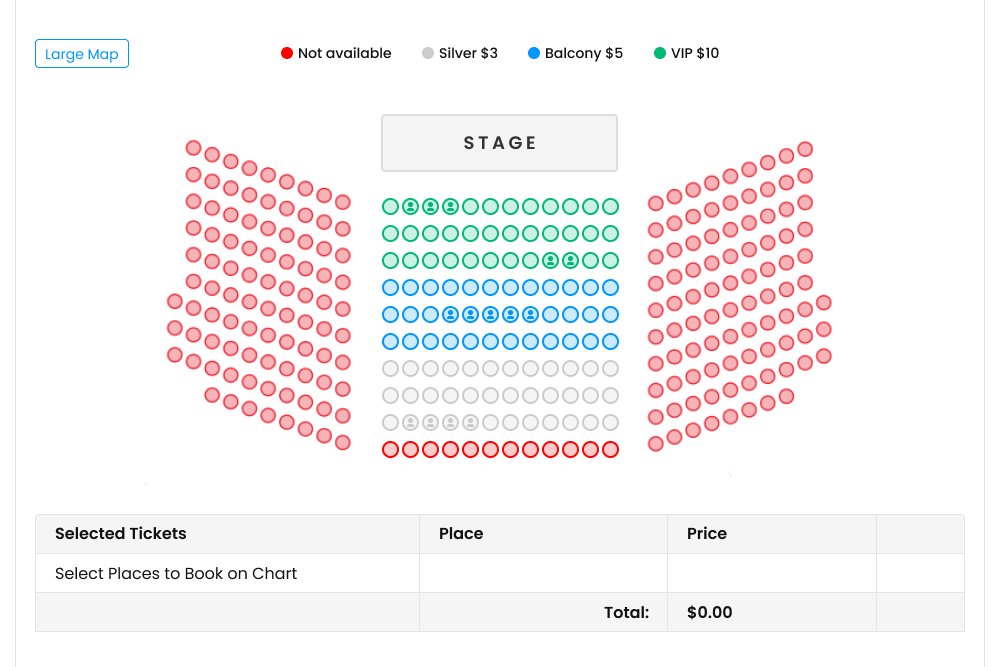 Embedding Seating Map On Event Page
