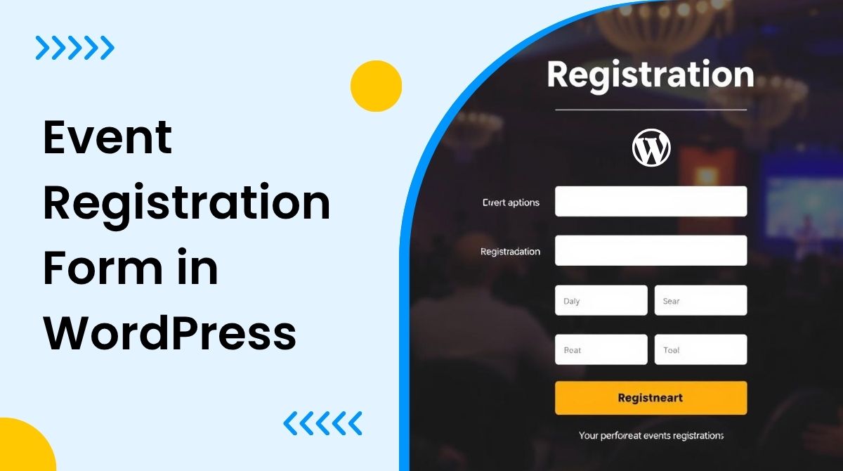 Event Registration Form In Wordpress