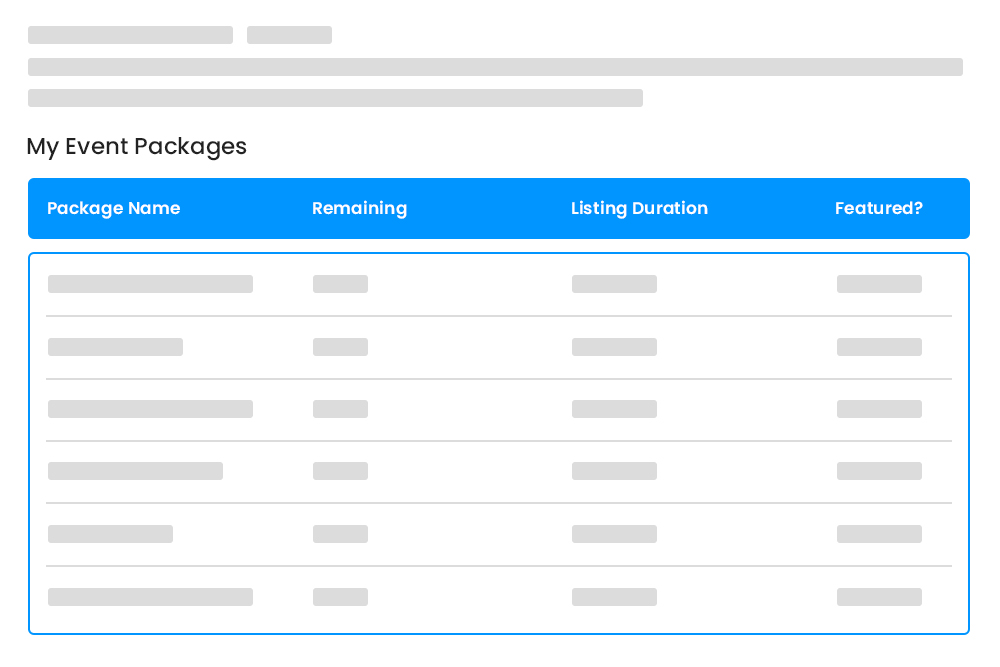 Frontend Package Dashboard