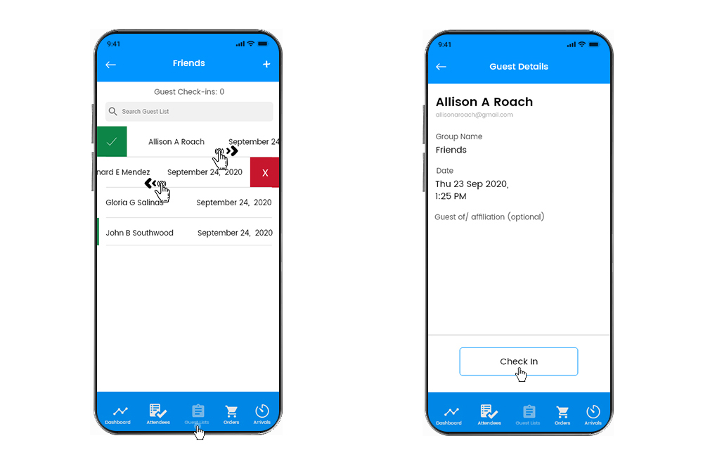 Guest Mobile App Check In