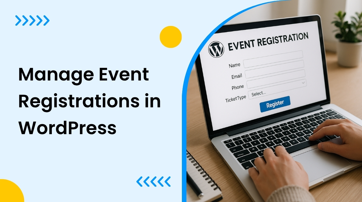 Manage Event Registrations Wordpress