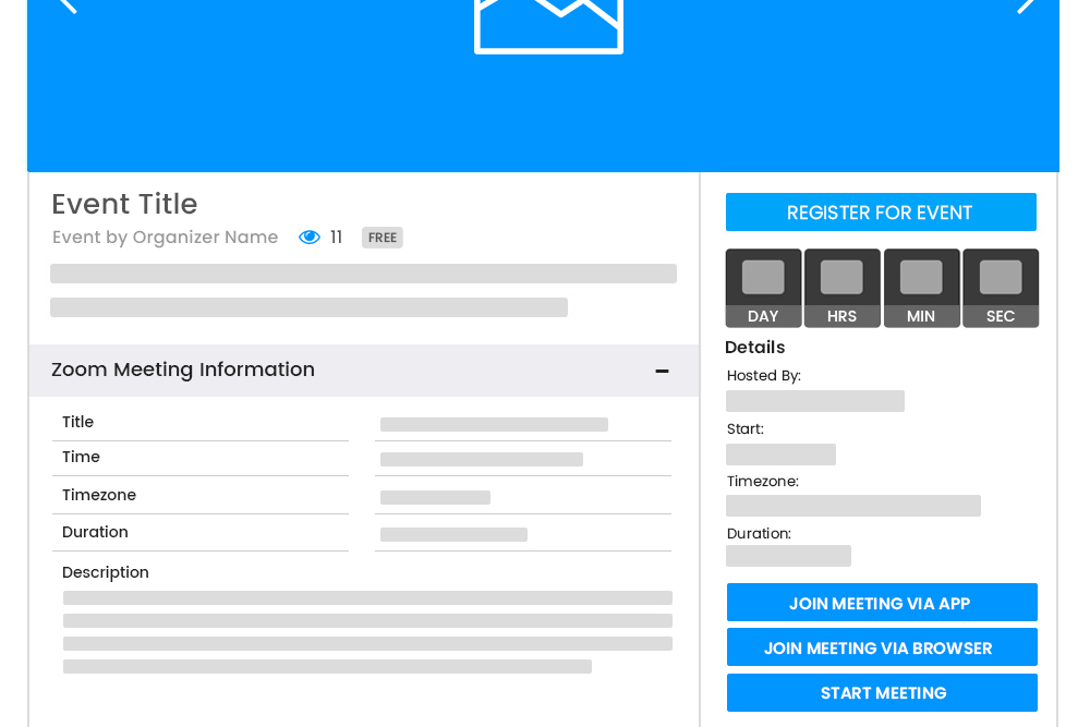 Meeting Details Single Event Detail Page New