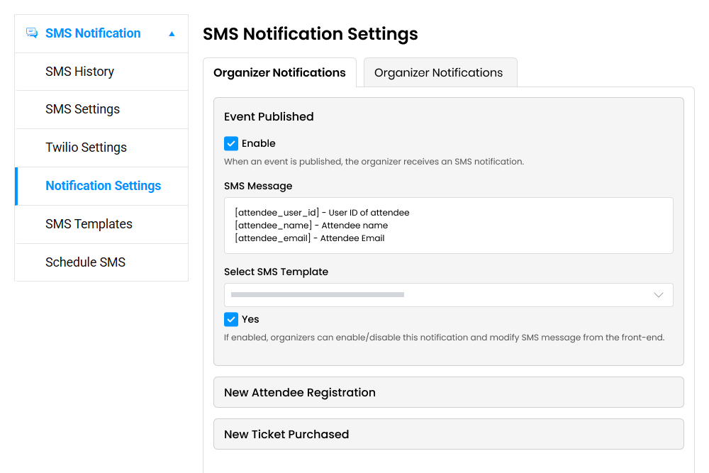 Notification Settings