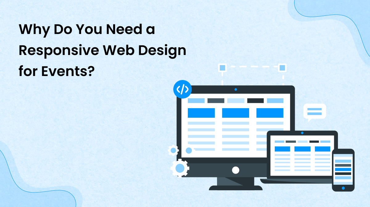 responsive website for events