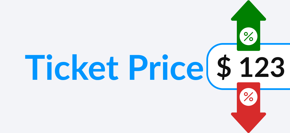 set ticket price for an event