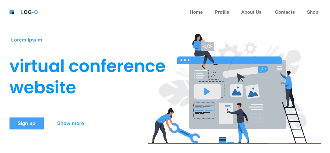 virtual conference website