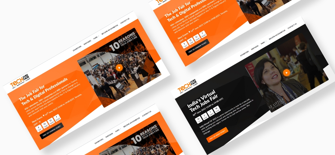 visually appealing landing page