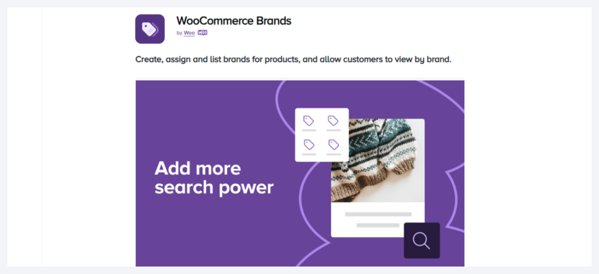 woocommerce brands