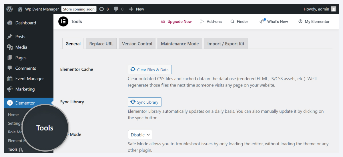install wordpress event listing theme