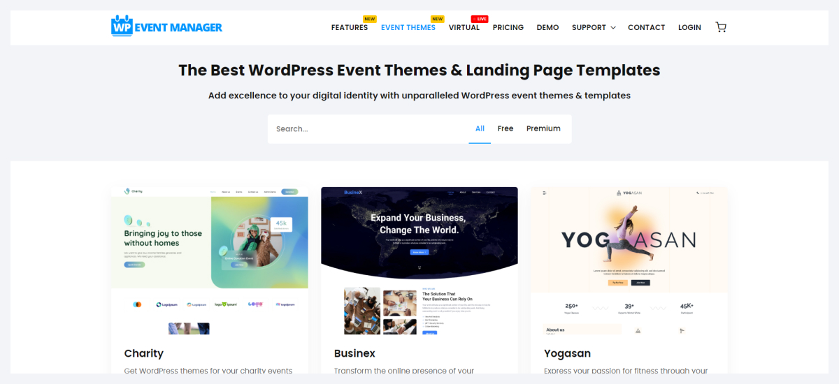 wp event manager theme
