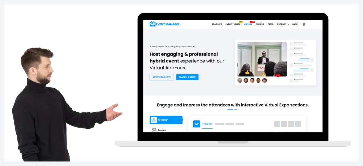 wordpres virtual event platform