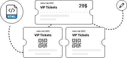 Customizable Ticket Templates