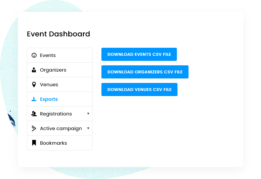 Events Dashboard
