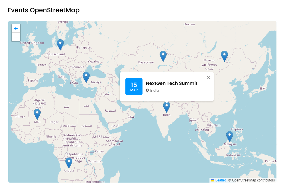 Openstreetmap Tool Tip