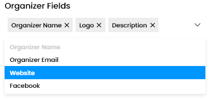 Select Organiser Detail
