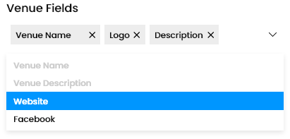 Select Venue Details