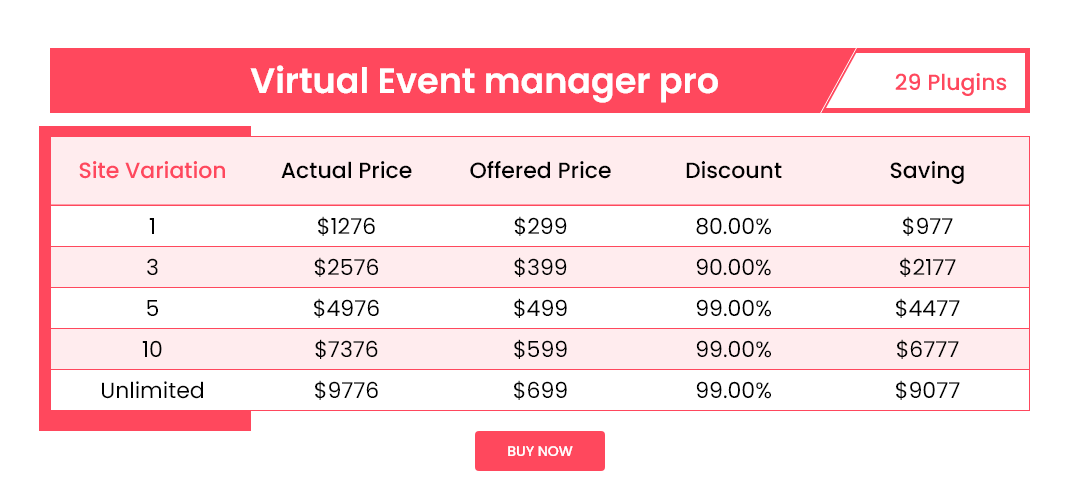 virtual event manager pro