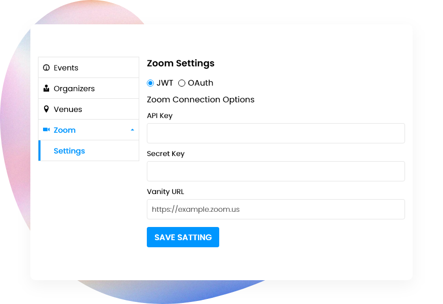 Zoom Api Connect